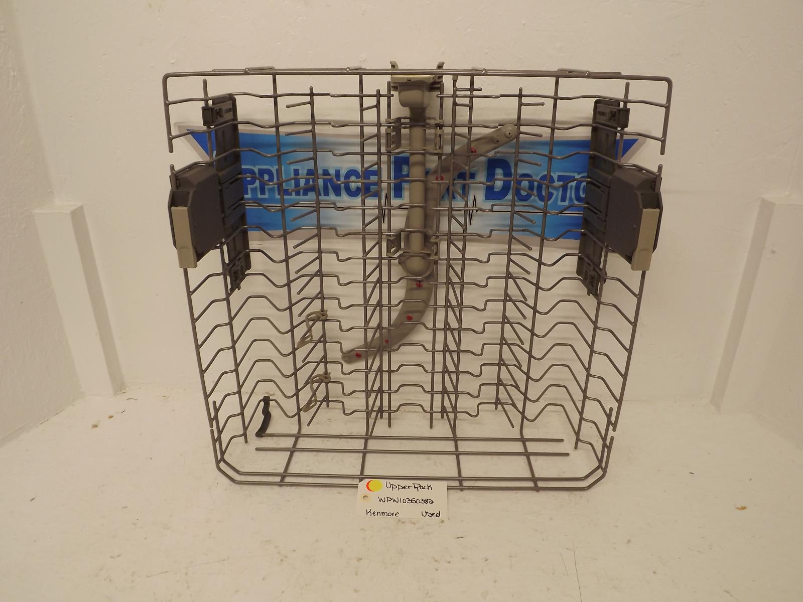 Kenmore Dishwasher WPW10350382 Upper Rack Used Kenmore Dishwasher WPW10350382 Upper Rack Used
